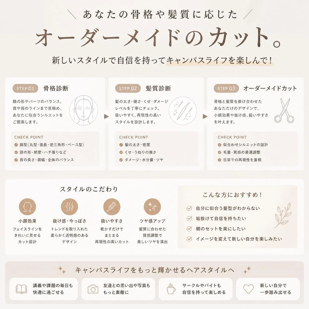 スタイリッシュカットでイメチェン