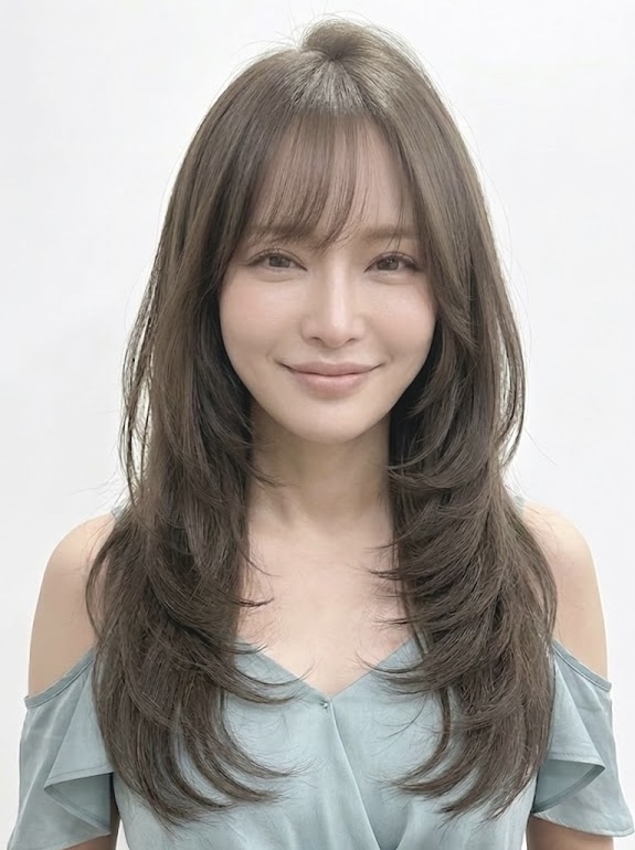 トレンドのレイヤーカット