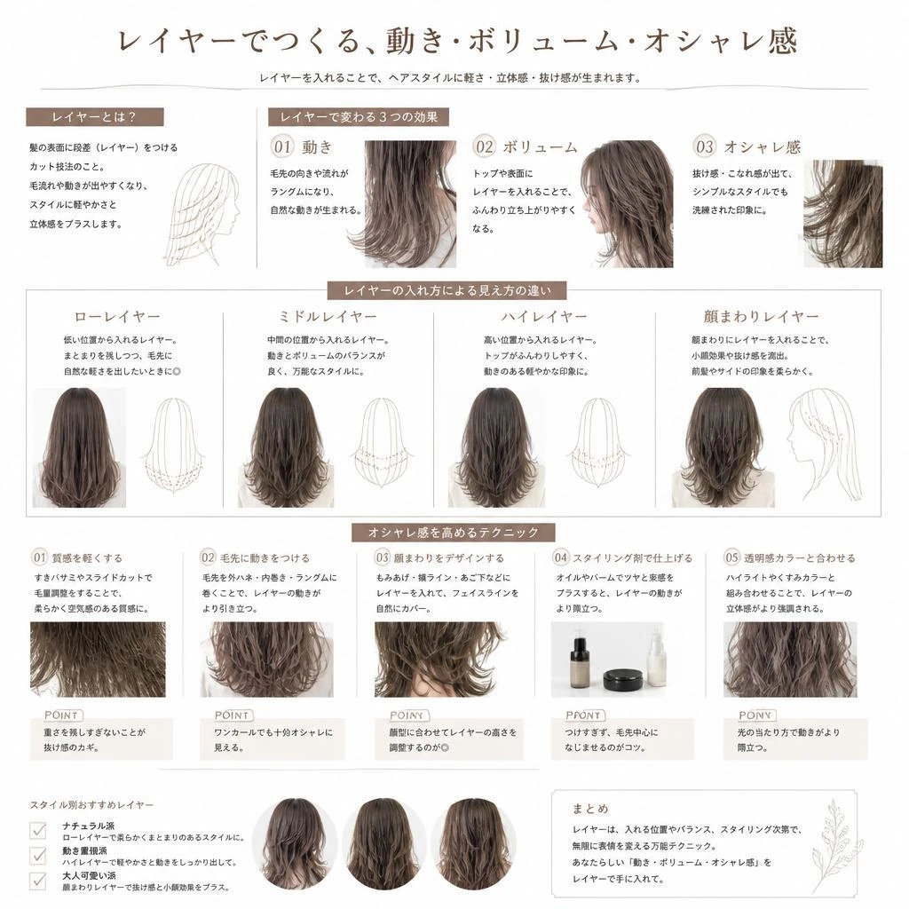 2. レイヤーで魅せる！美しいショートヘアの作り方