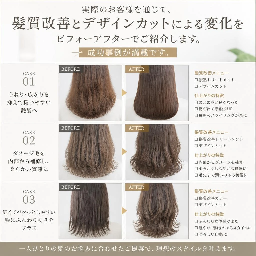お客様のビフォーアフター