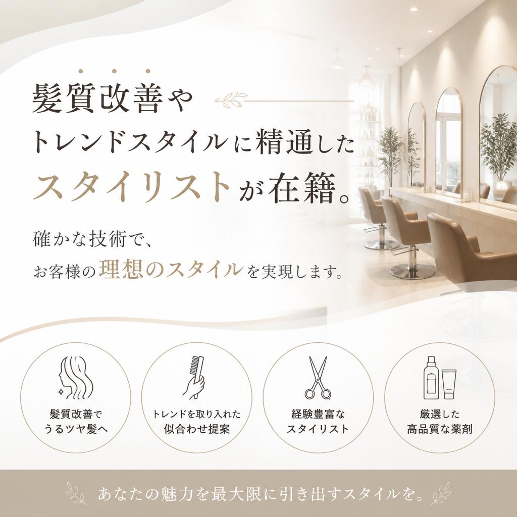プロフェッショナルなスタイリスト