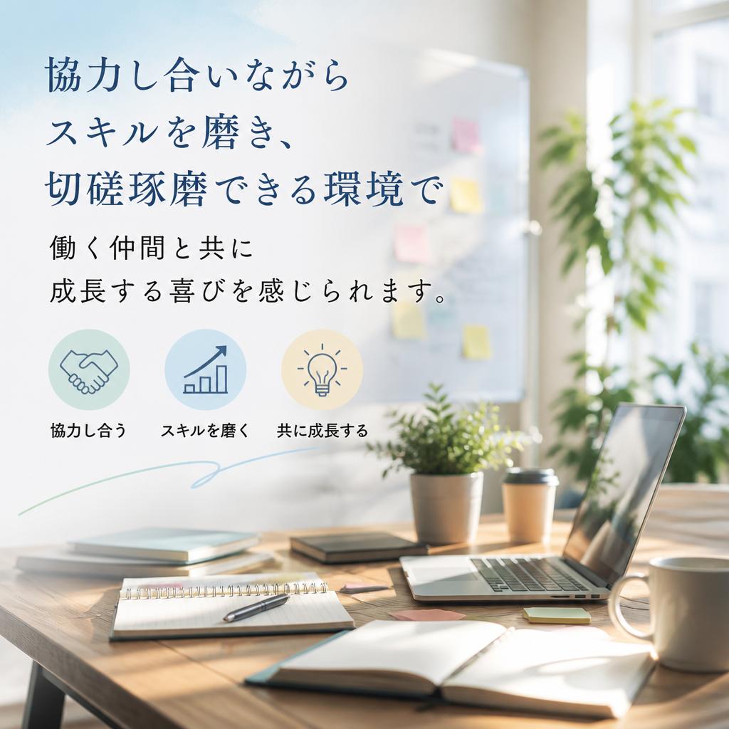 仲間と共に成長するチームワーク