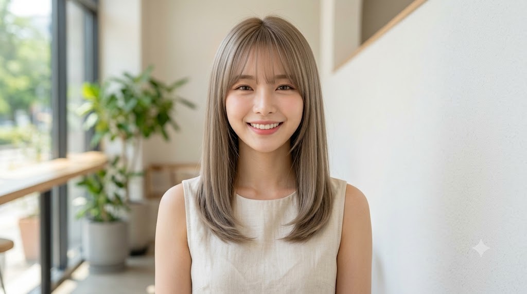 ブリーチなしで叶える透明感ダブルカラー