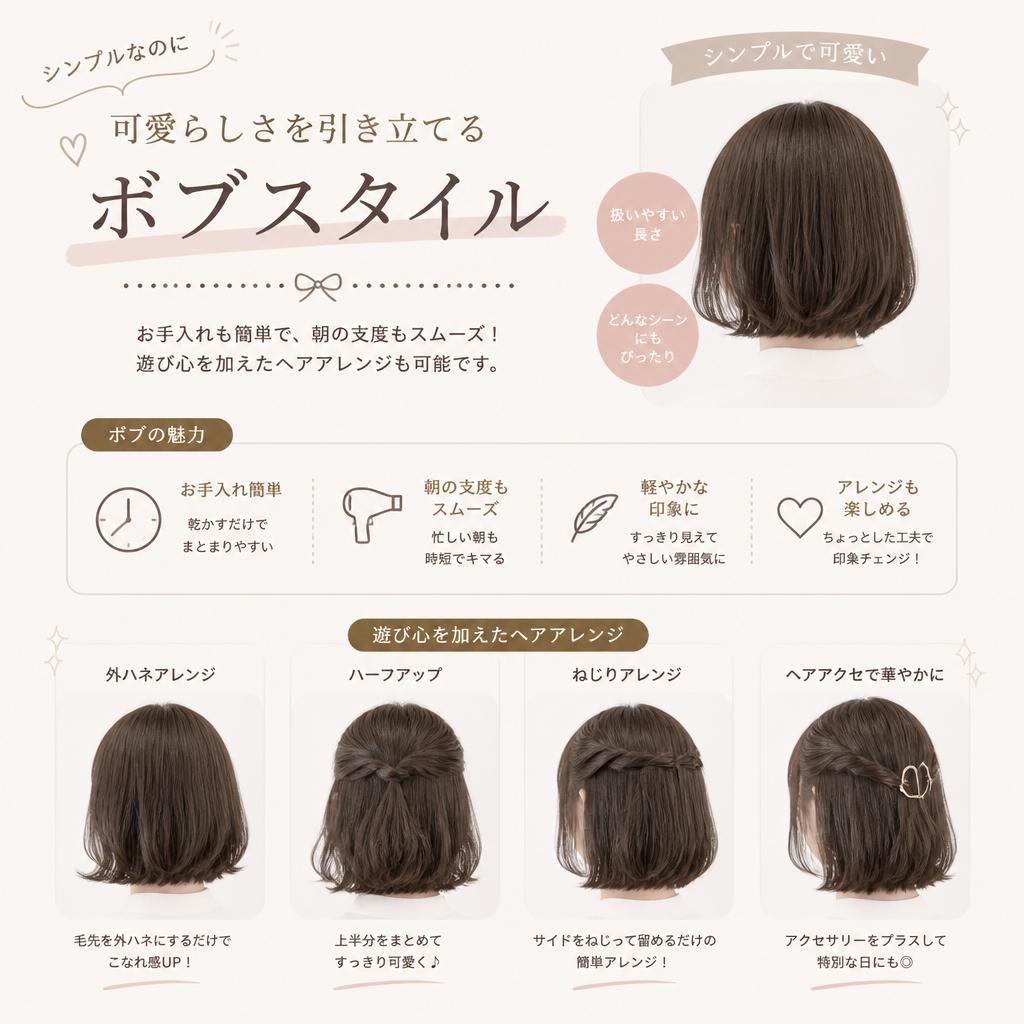ボブスタイルの魅力