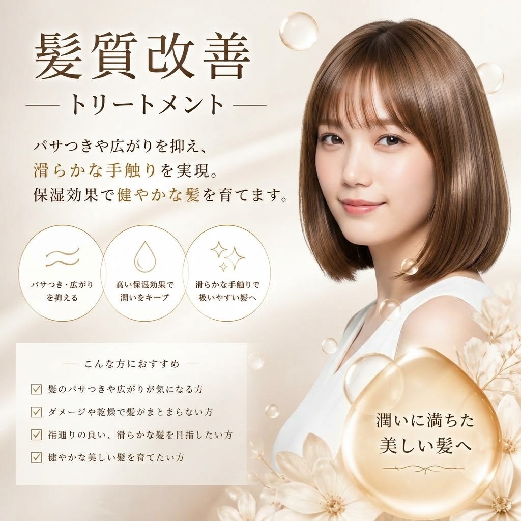 5. 髪質改善へのこだわり
