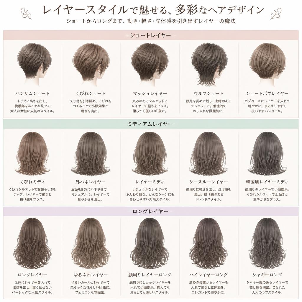 5. 人気のレイヤースタイル