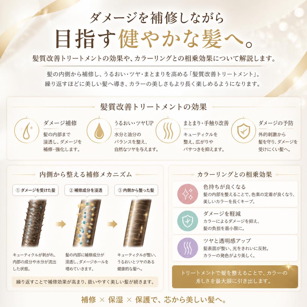 2. 髪質改善に特化した施術