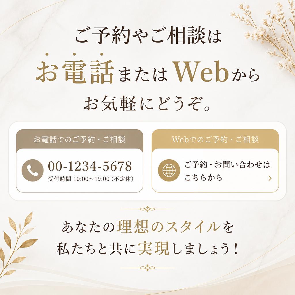 7. まずはお気軽にお問い合わせを！