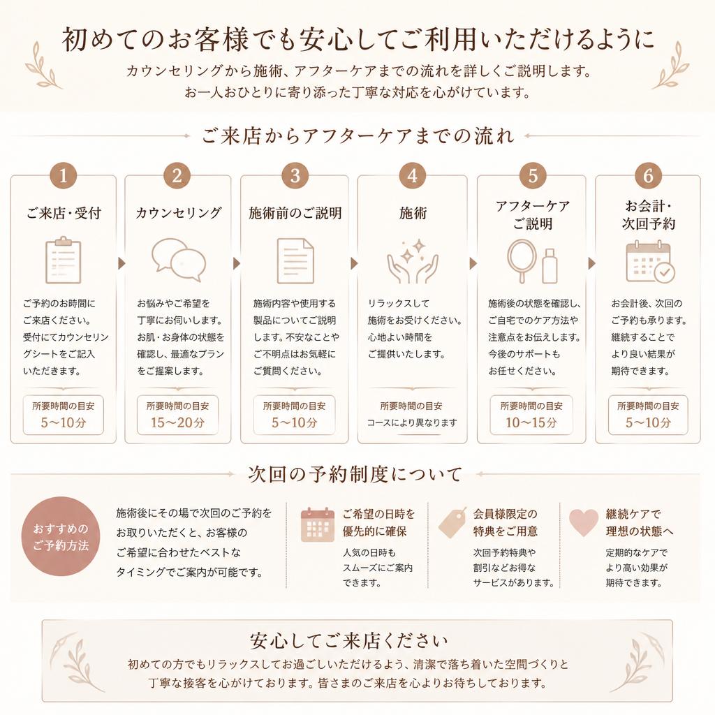 施術の流れ
