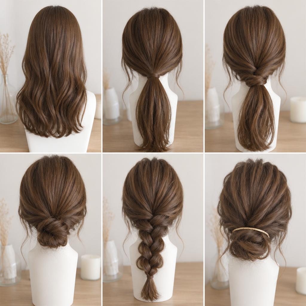4. 自宅でできる簡単ヘアアレンジ