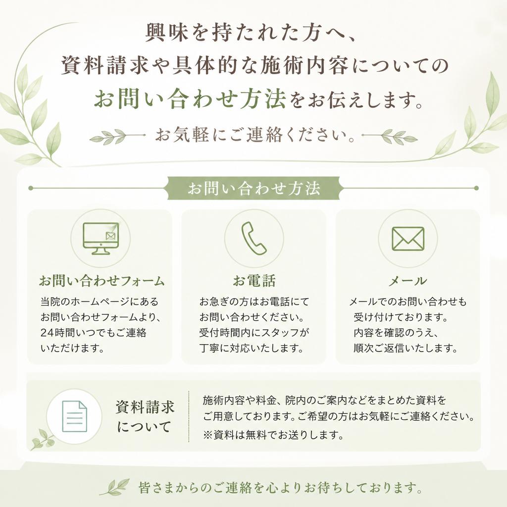 資料請求・問い合わせ