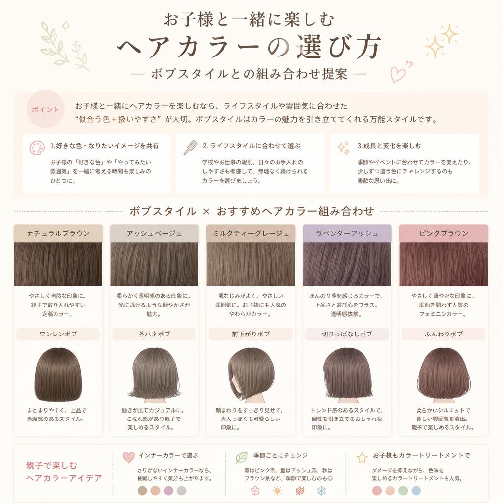 理想のヘアカラーを見つけよう