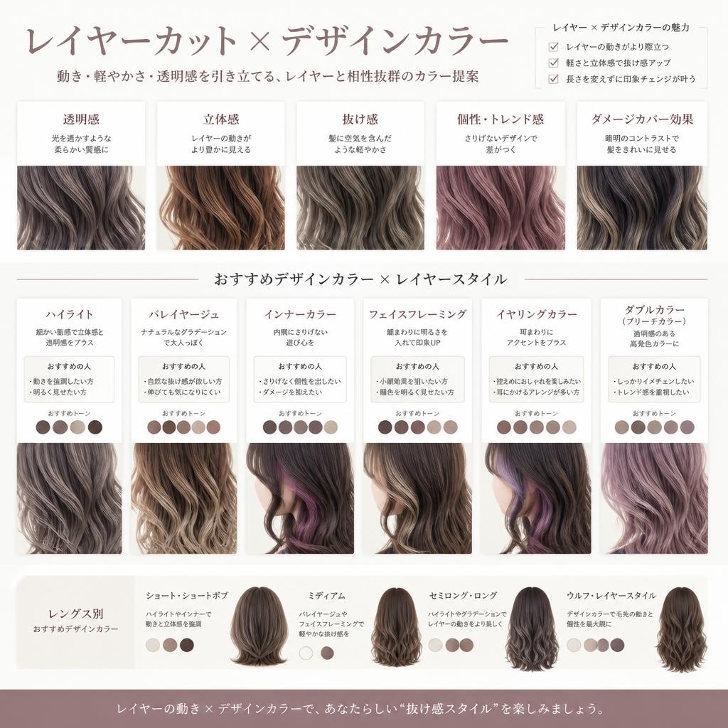 4. トレンドを取り入れたデザインカラー