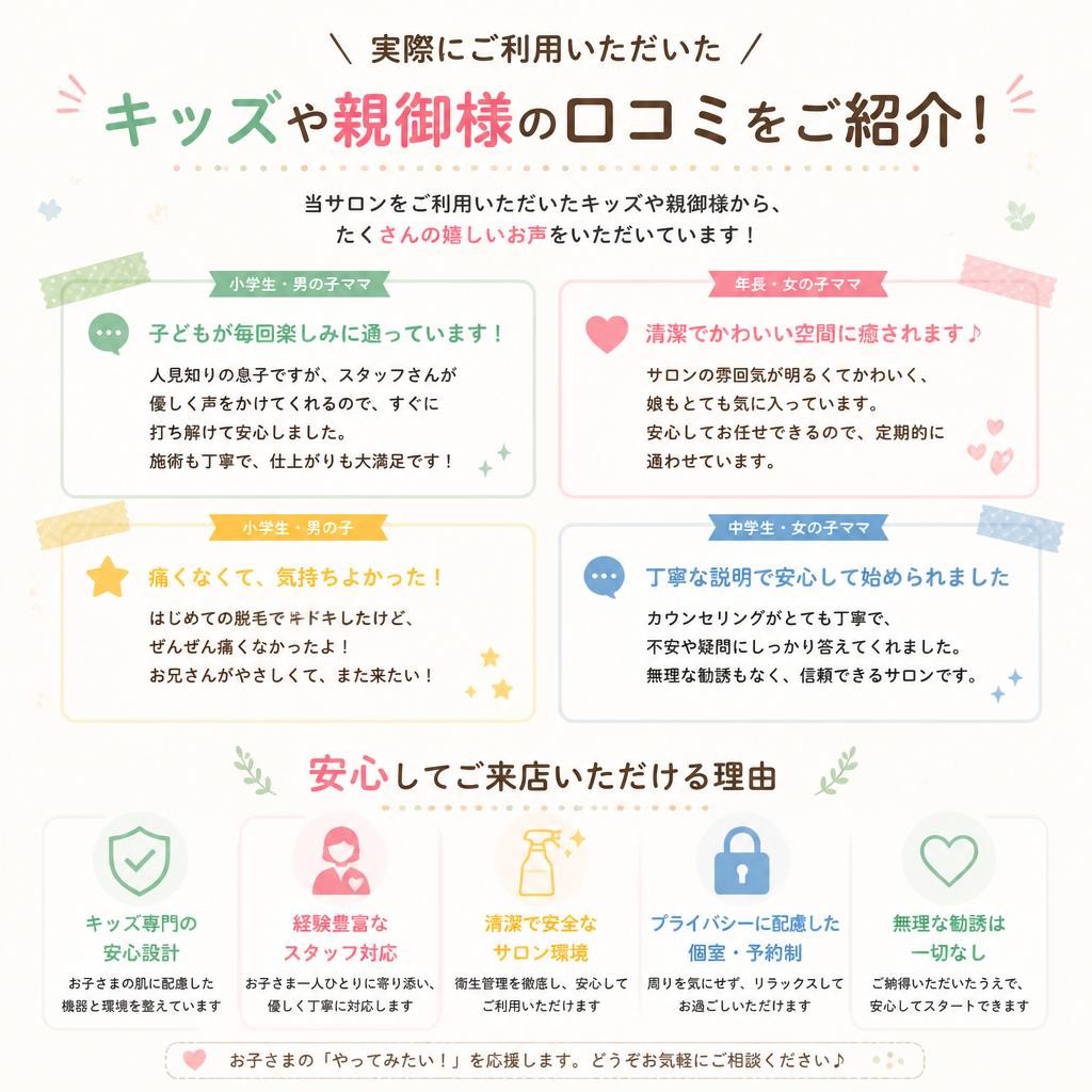 4. 口コミで見るサロンの信頼性