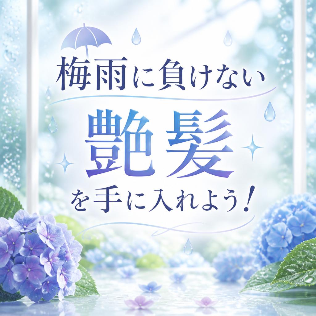 梅雨に負けない艶髪を手に入れよう！