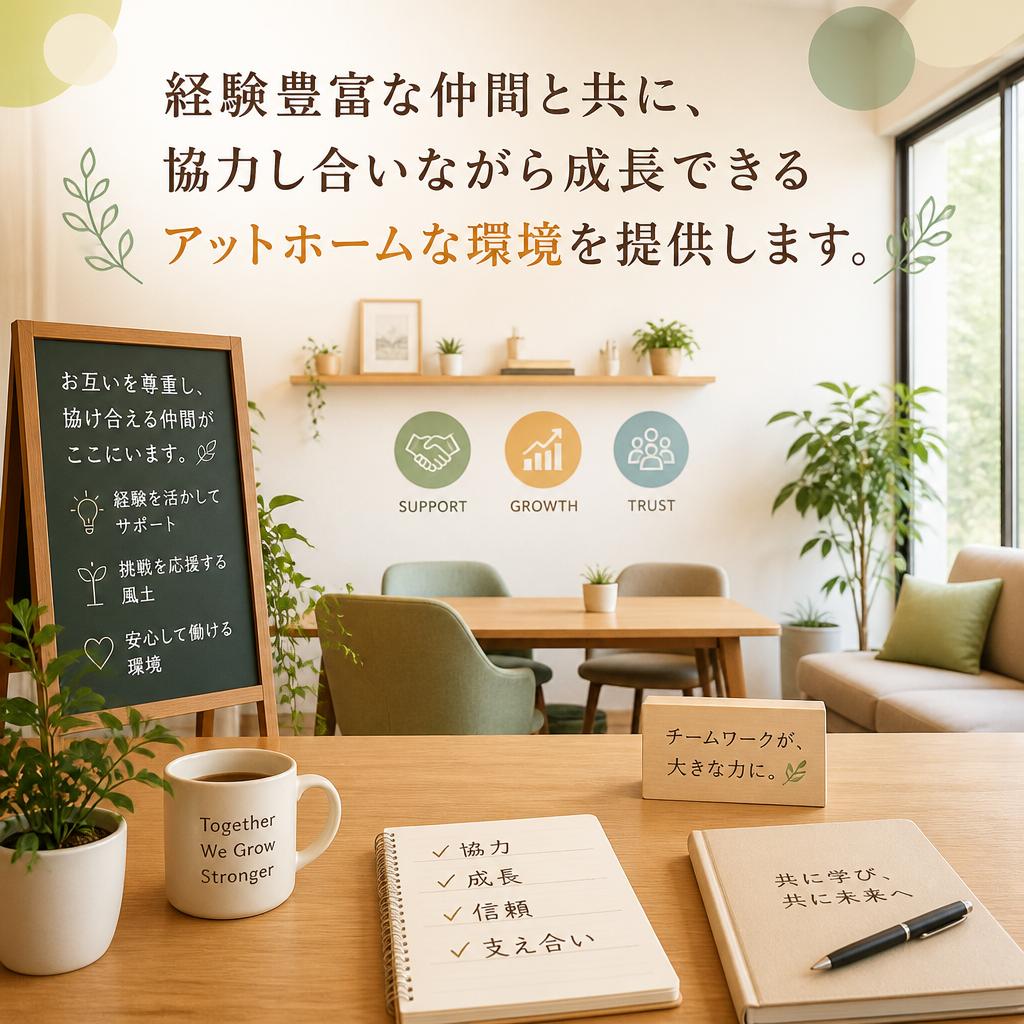 職場の雰囲気と仲間たち