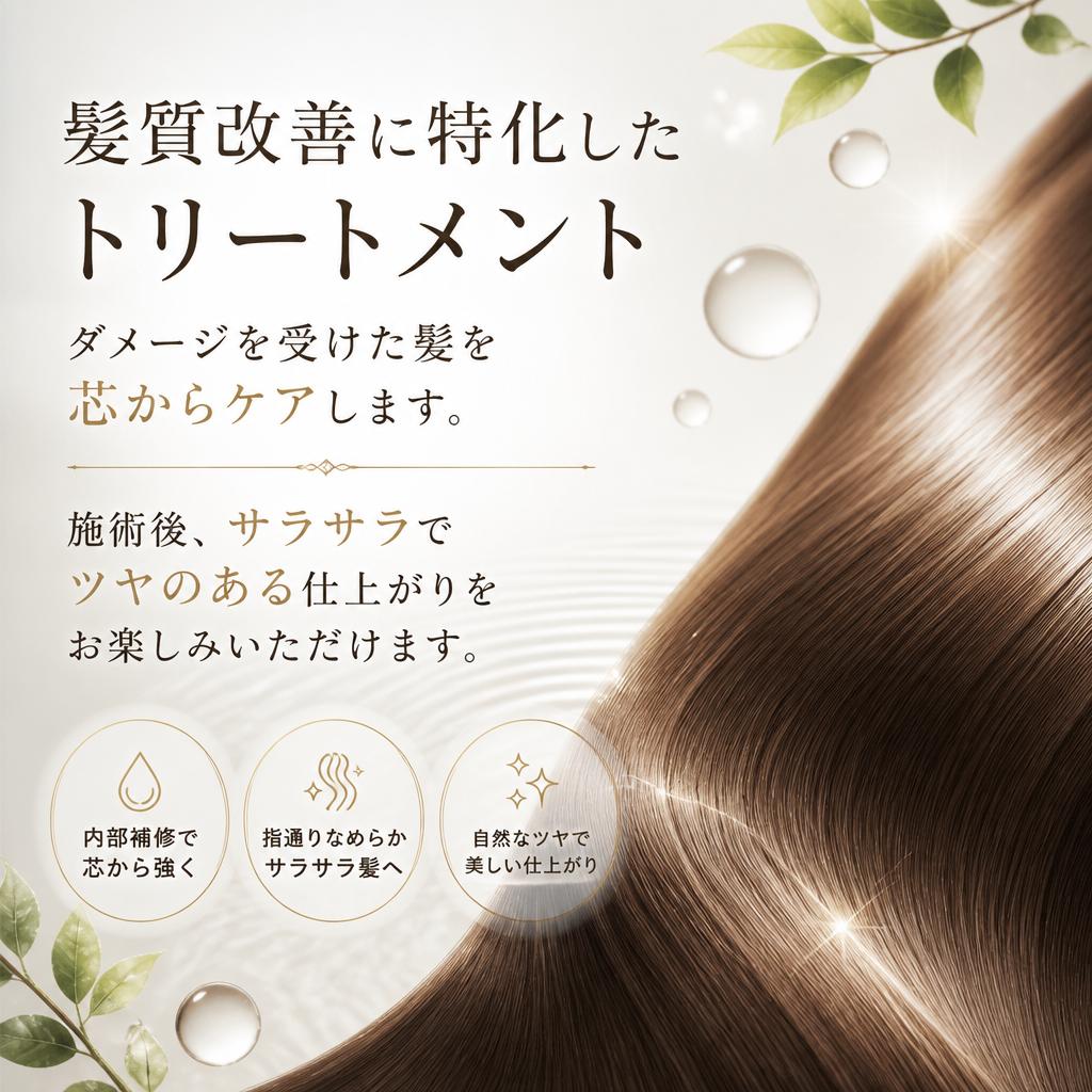 2. 髪質改善トリートメントの効果