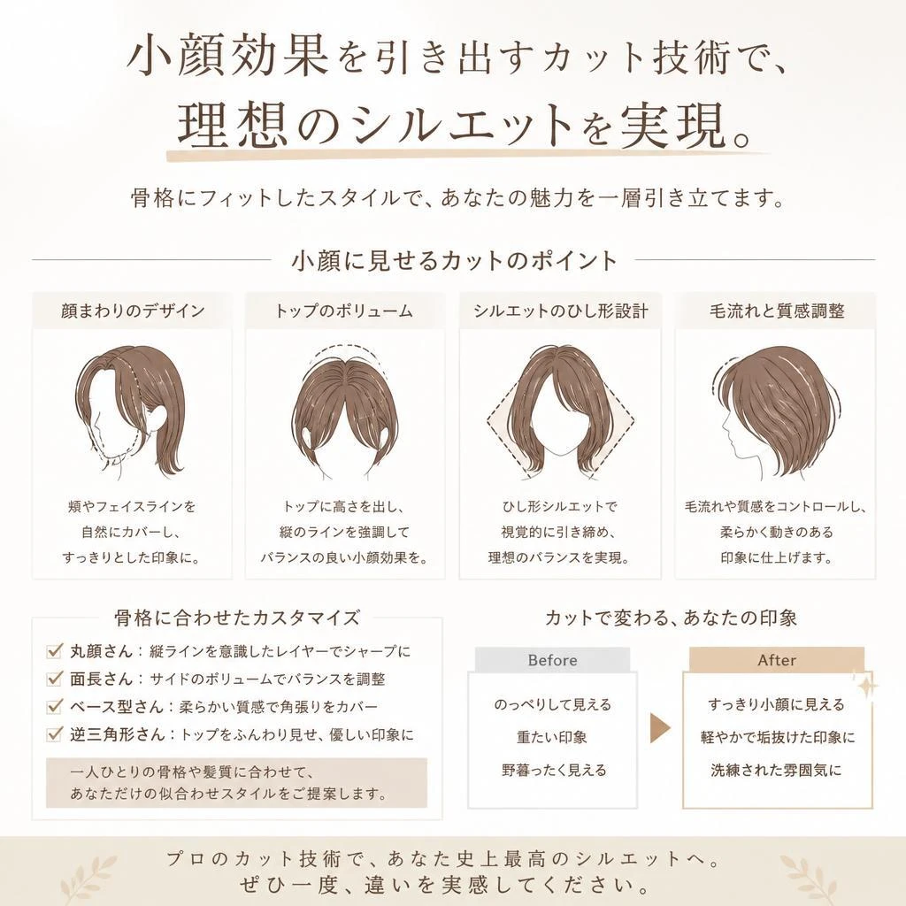 2. 小顔カットの魅力